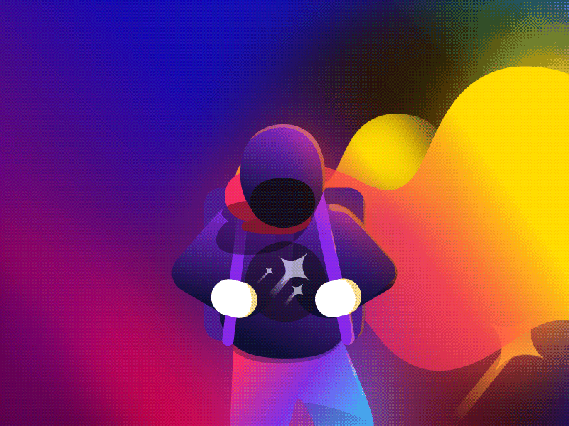 A bright animated space hero for the Looking for heroes campaign